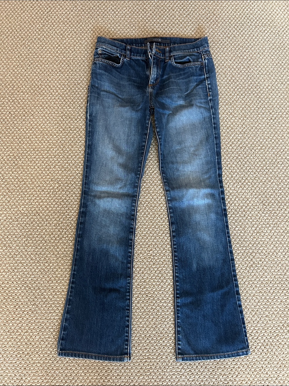Joe's Jeans Dark Blue Flare Stretch Denim